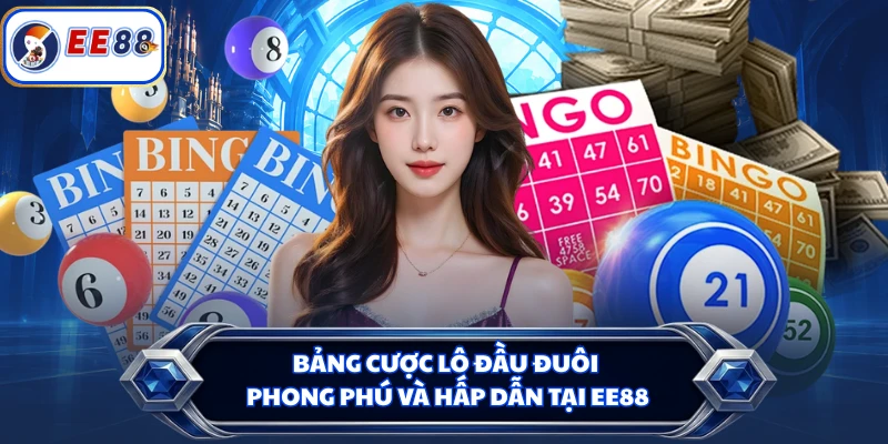 Bảng cược lô đầu đuôi phong phú và hấp dẫn tại EE88